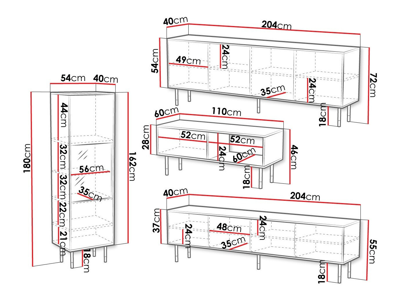 Conjunto de salón Elmteo 106