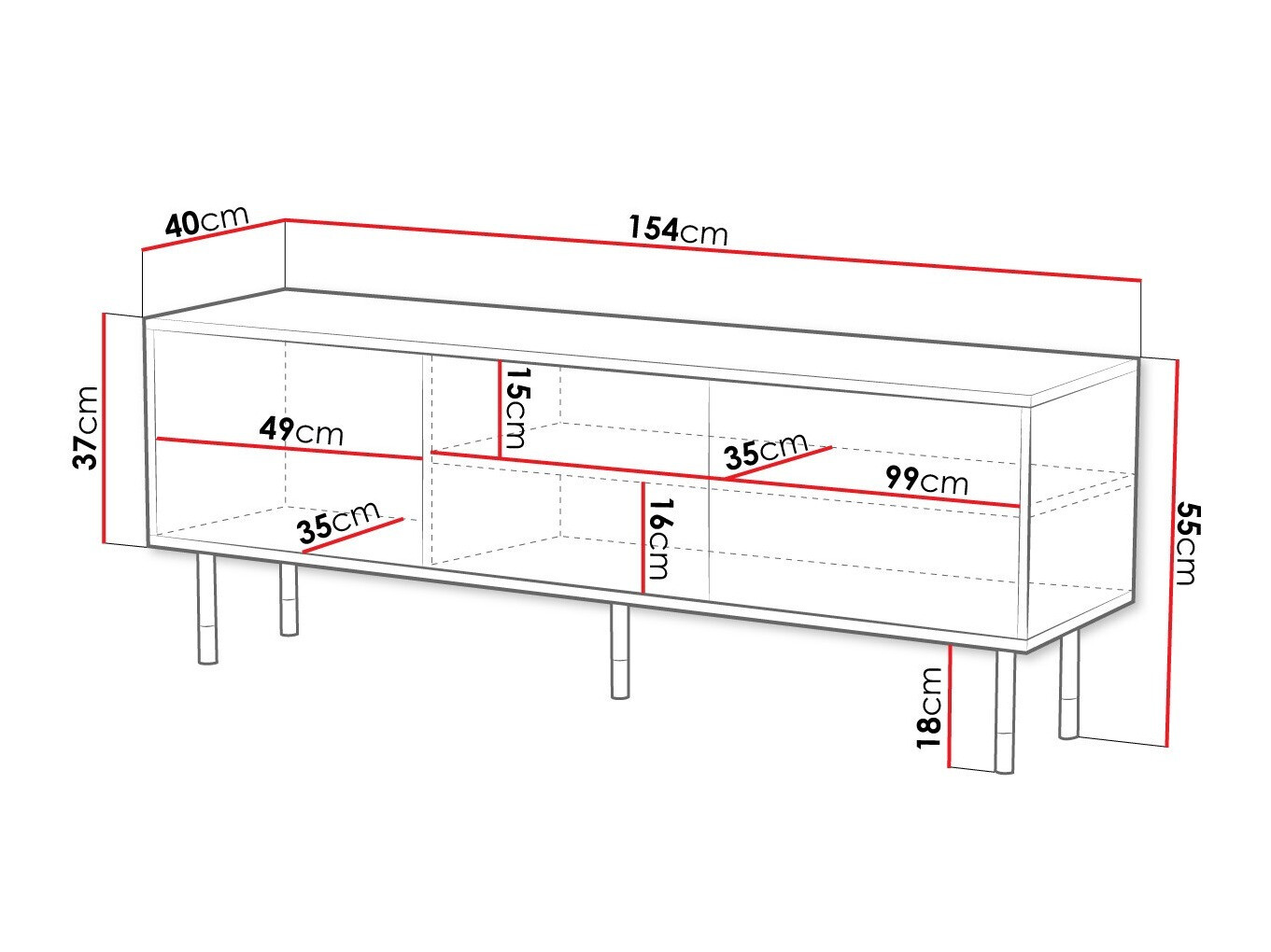 Mueble TV Elmteo 103