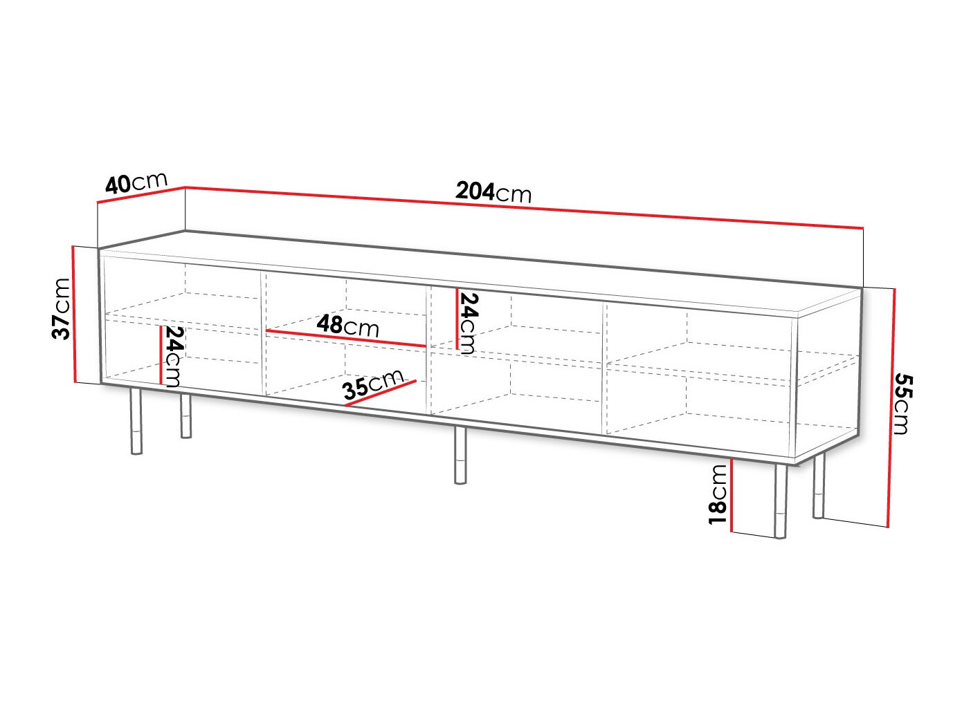 Mueble TV Elmteo 104