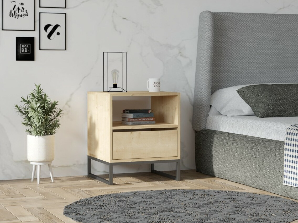 Mesilla de noche Kailua 1539 (Luminoso madera)