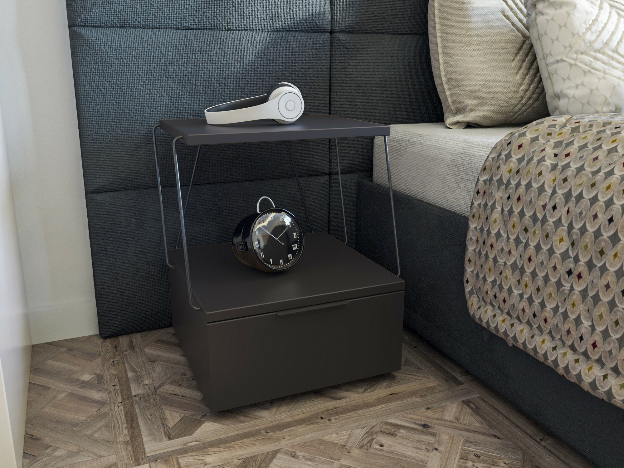 Mesilla de noche Kailua 1541 (Antracita)