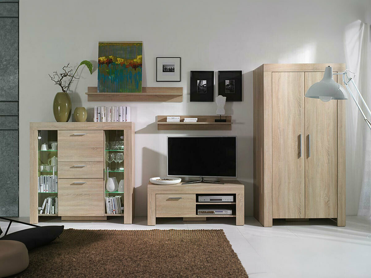 Conjunto de salón Melfeli 127 (Roble Sonoma)