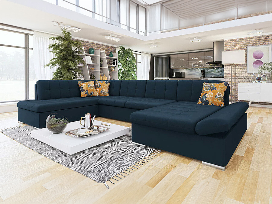 Sofá rinconero Comfivo 150 (Uttario Velvet 2967 + Druk 10)