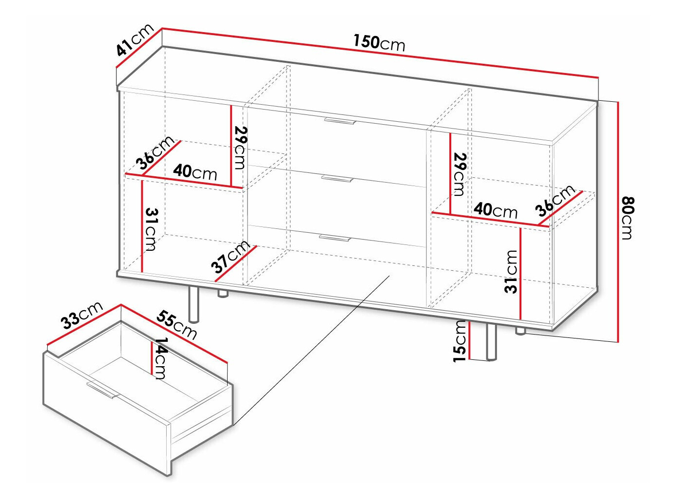 Cómoda Decus I (Cachemira)