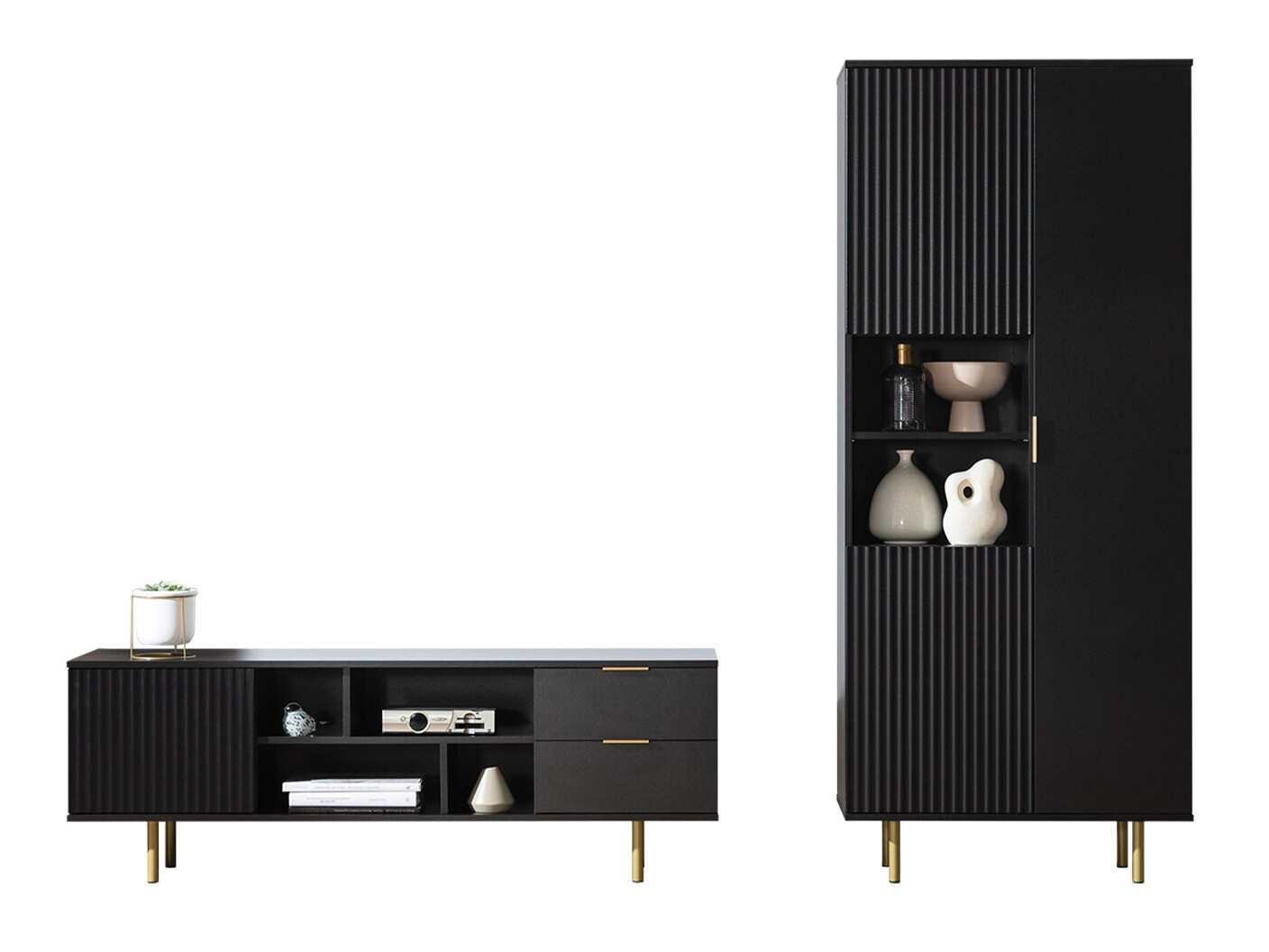 Conjunto de salón Virdomi 108 (Negro)