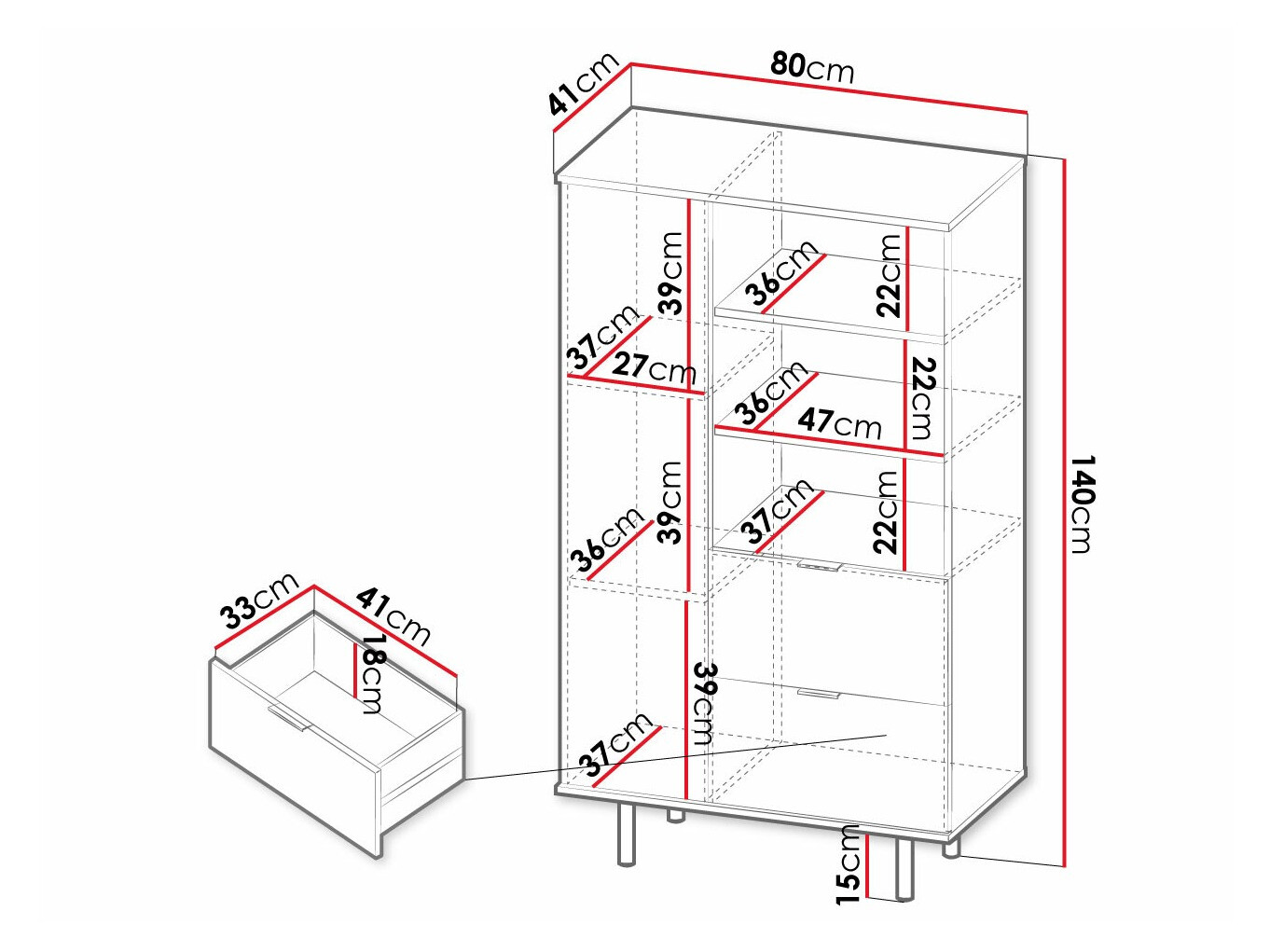 Estantería Decus (Cachemira)