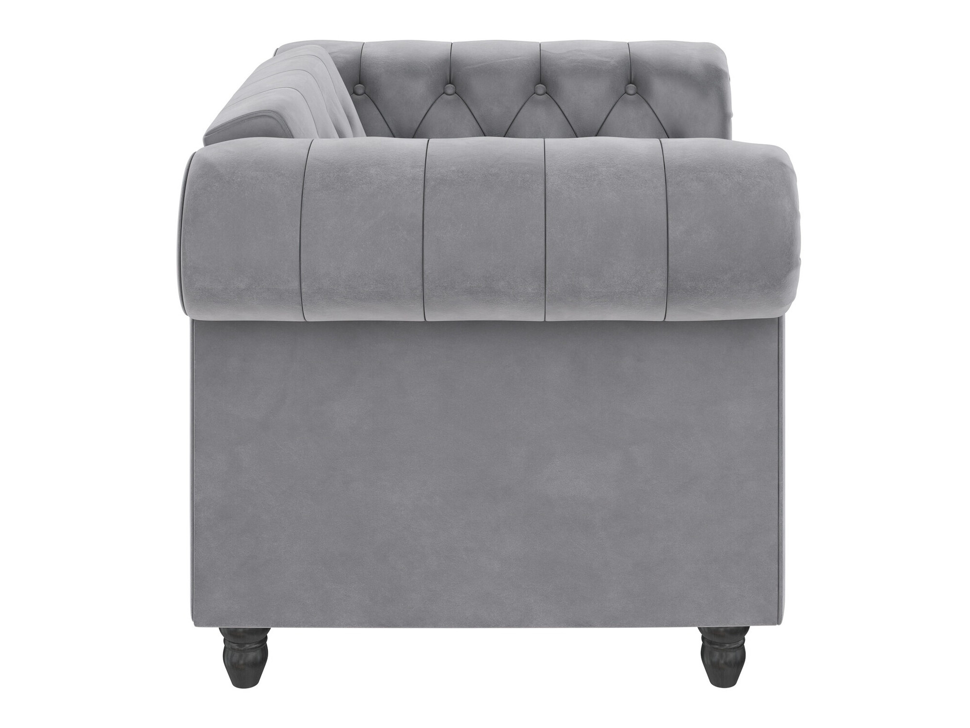 Chesterfield sillón Tulsa 630 (Gris claro)