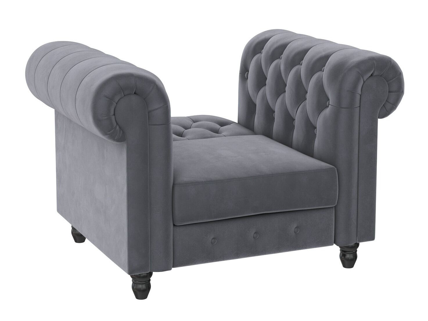 Chesterfield sillón Tulsa 630 (Gris)