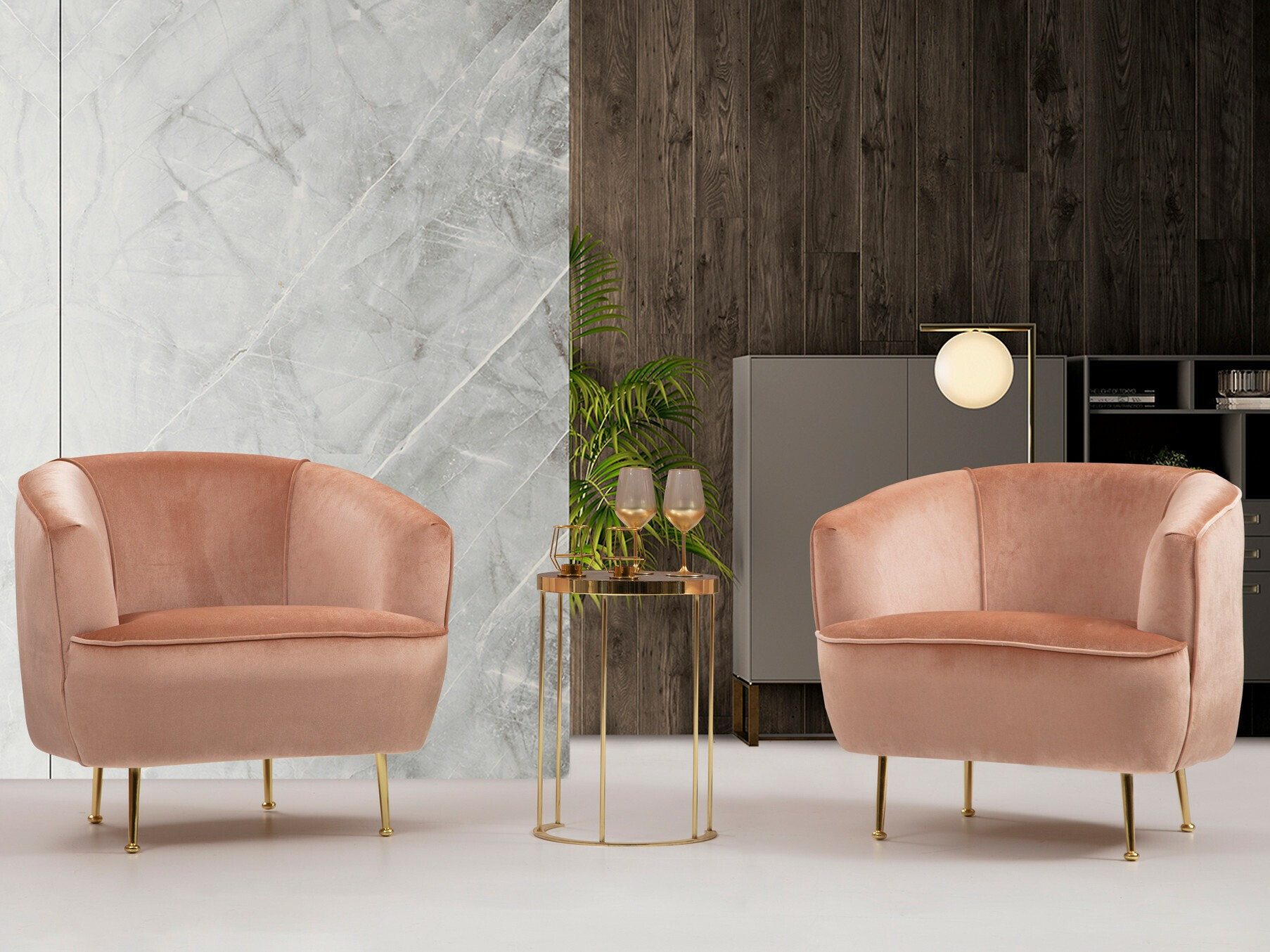 Sillón Altadena 465 (Rosa)