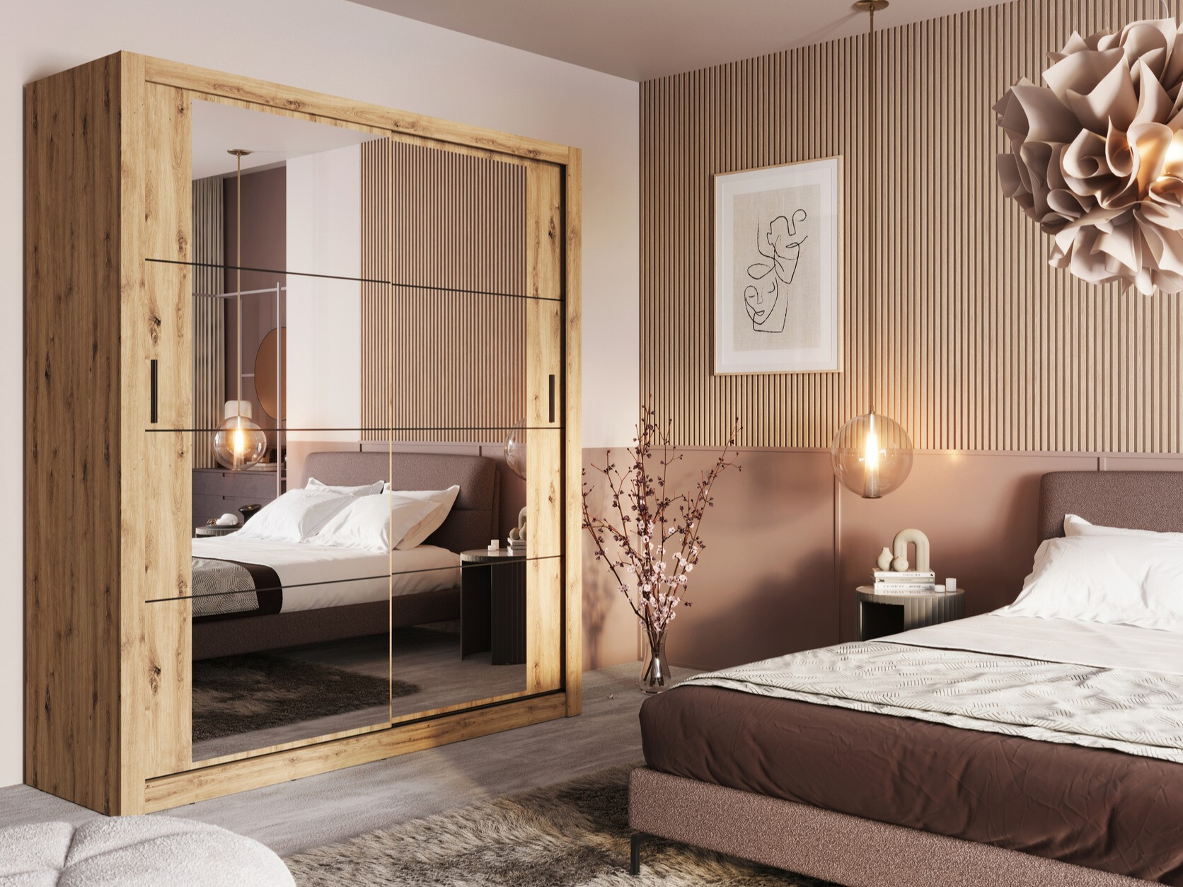 Armario Fresno 102 (Roble Artisan)