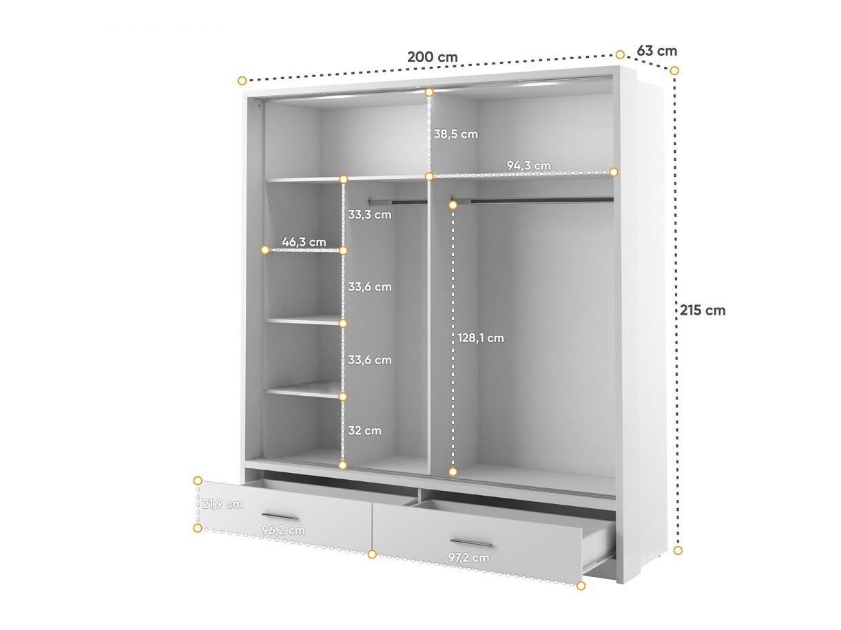 Armario Fresno 104 (Blanco)