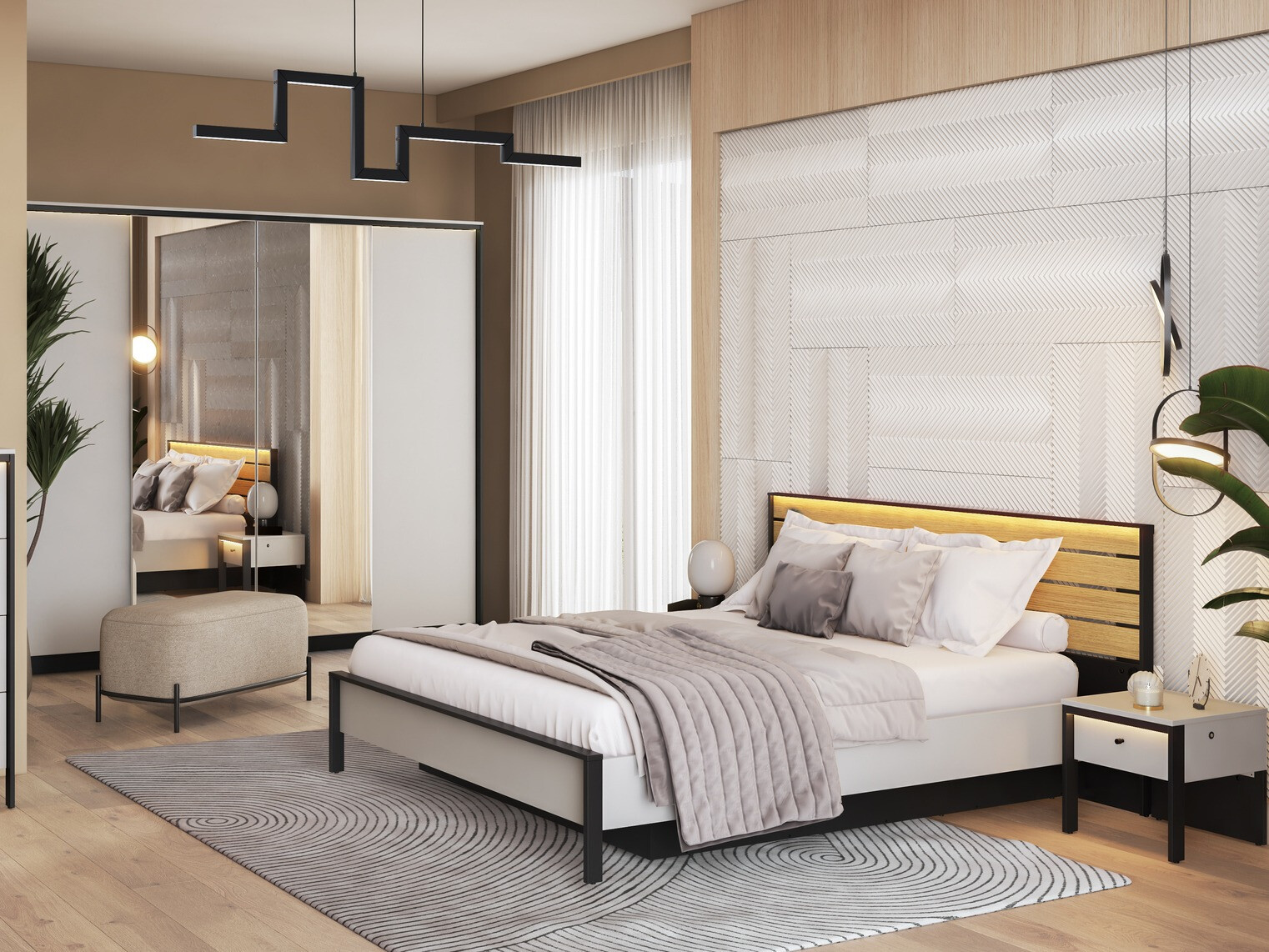 Conjunto de dormitorio Almela 105 (No)