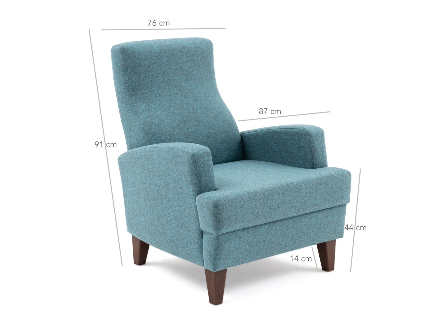 Sillón Altadena 474 (Turquesa)