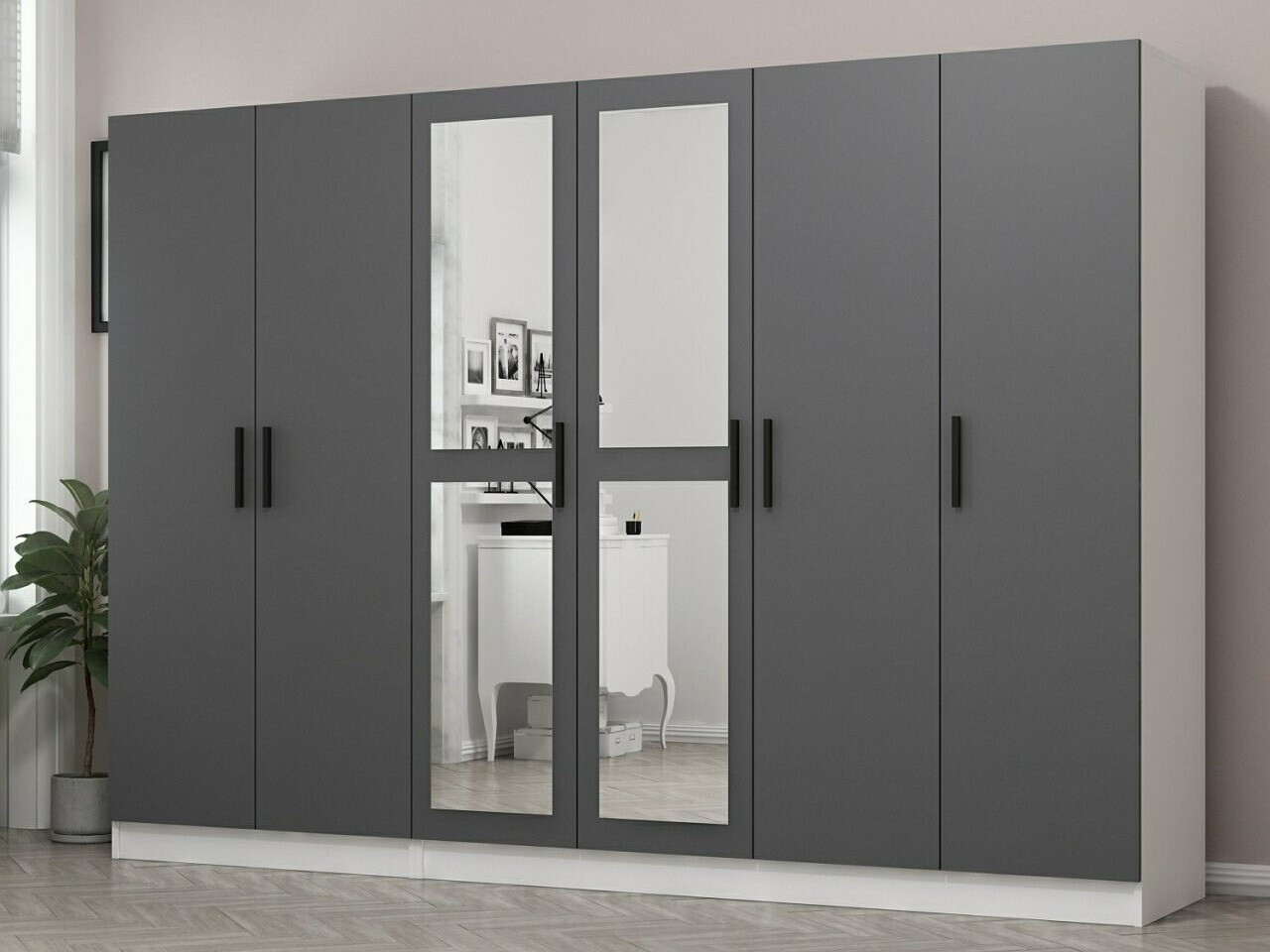 Armario Kailua L314 (Blanco + Antracita)