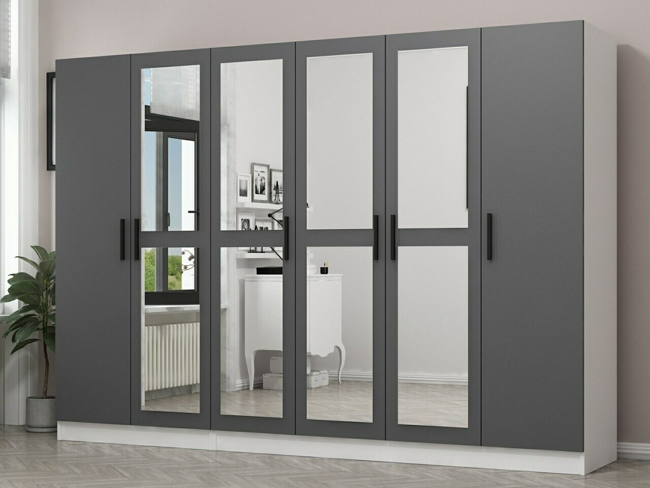 Armario Kailua L315 (Blanco + Antracita)