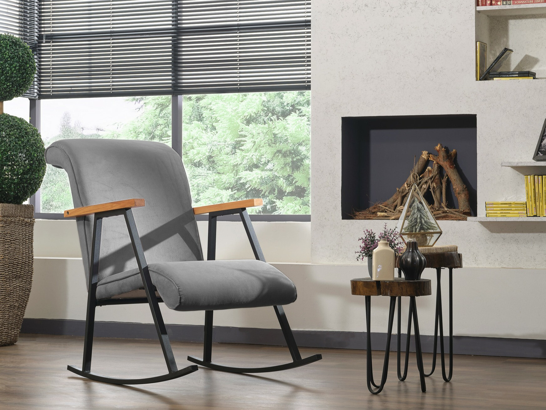 Mecedora Kailua 1646 (Gris)