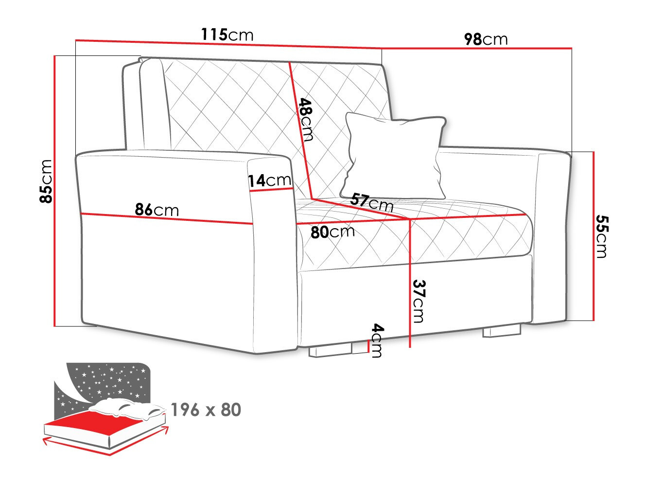 Sillón Clarona I (Zanzibar 190)