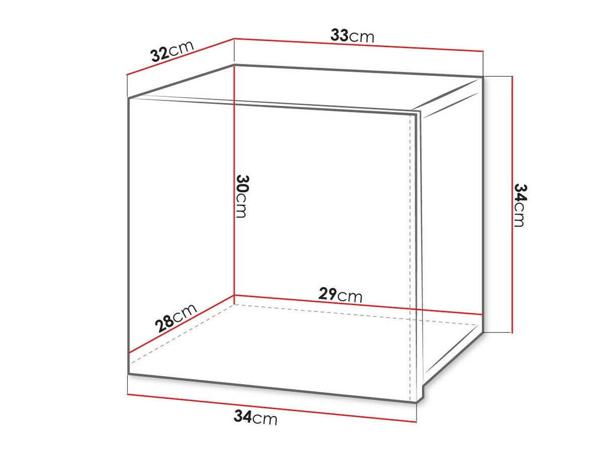 Armario de pared Tivdalu 124 (Negro + Negro brillante)
