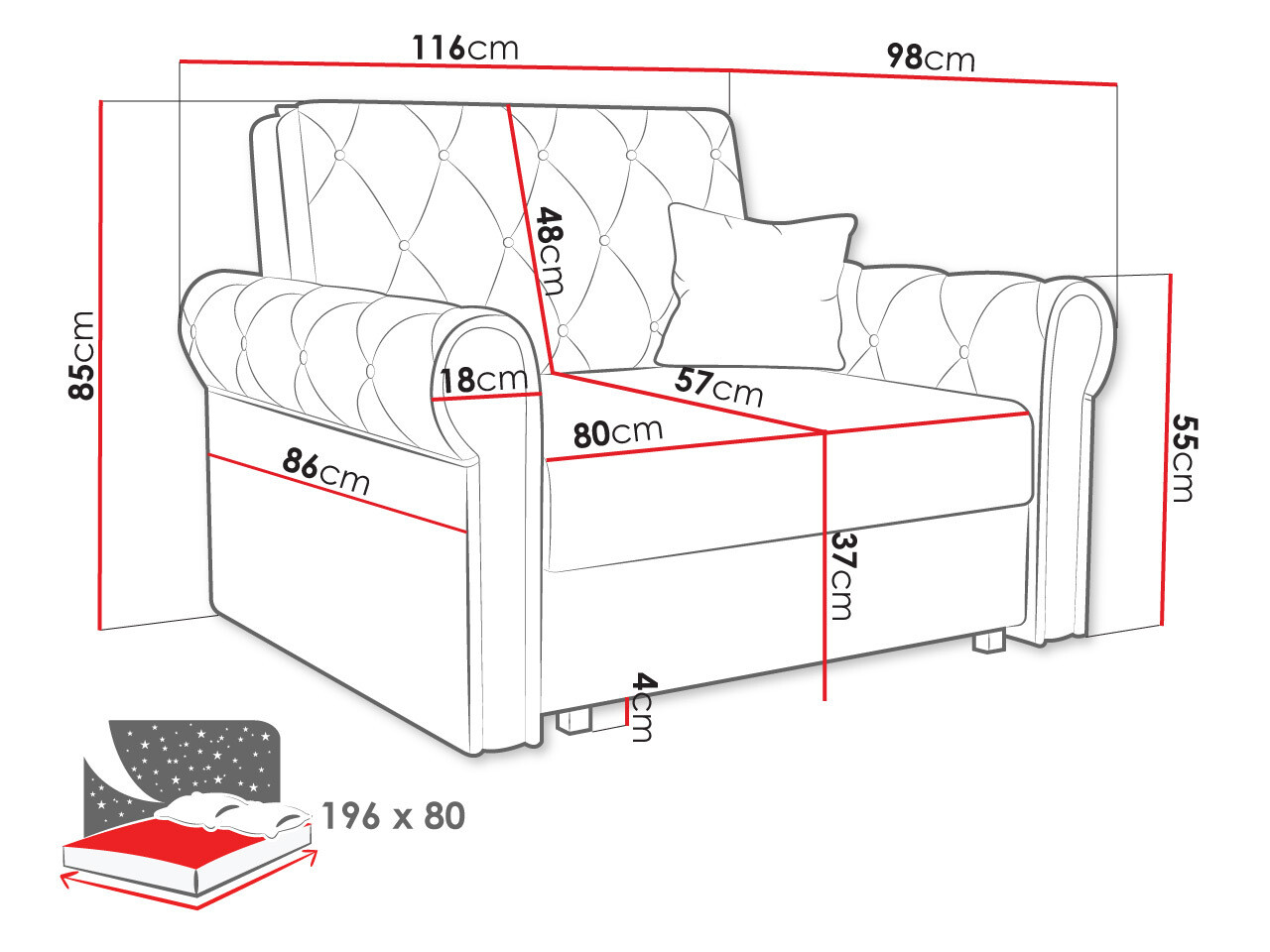 Sillón Aelara I (Kronos 46)
