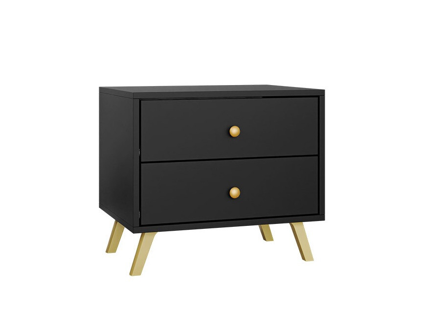 Mesilla de noche Monfera 101 (Negro)