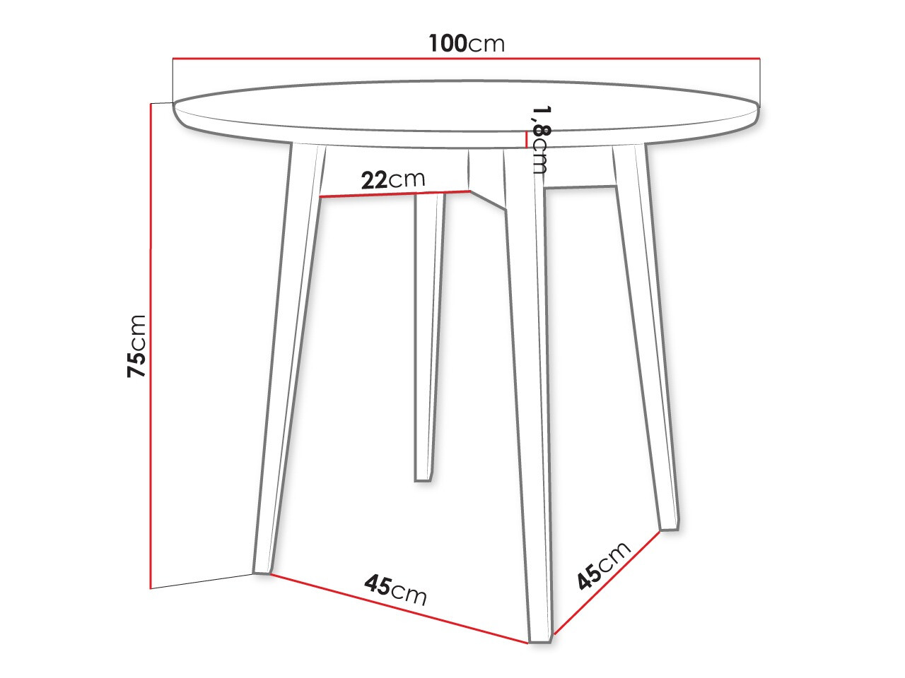 Conjunto de comedor Racine 124 (Negro)