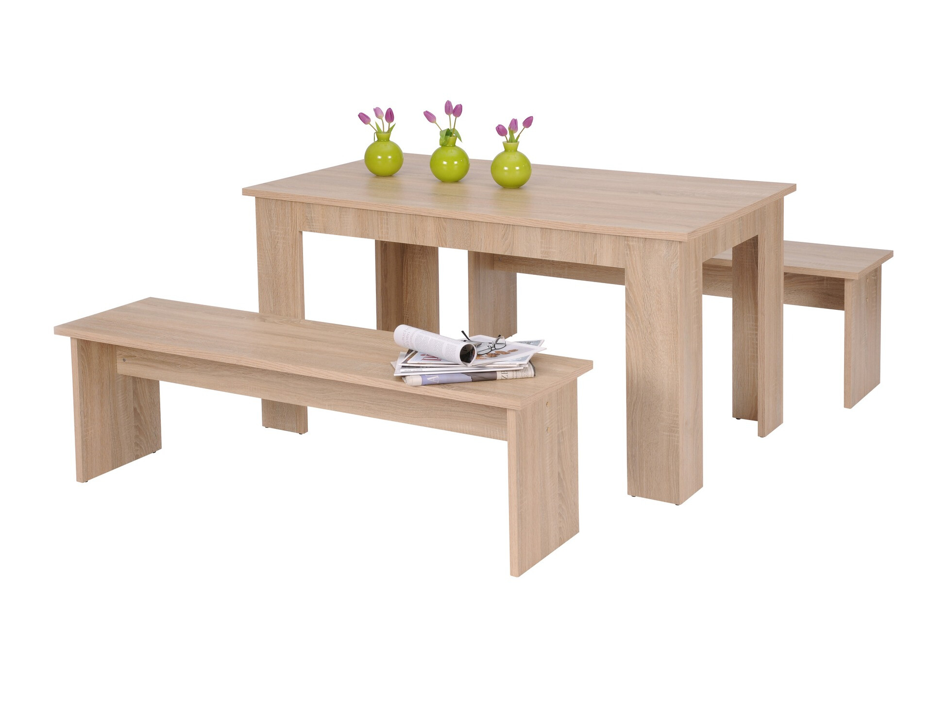 Conjunto de comedor Findlay 215 (Roble Sonoma)