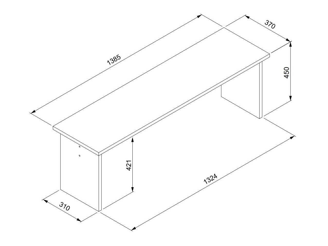 Conjunto de comedor Findlay 215 (Roble Sonoma)