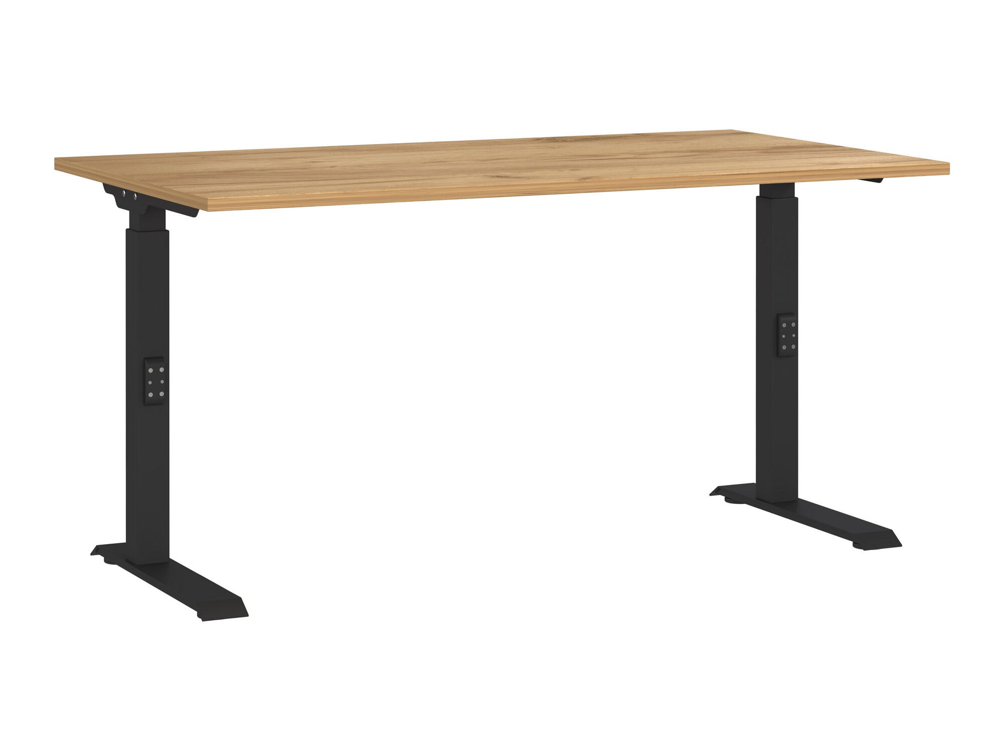 Mesa de oficina Sacramento 419 (Navarra roble + Negro)