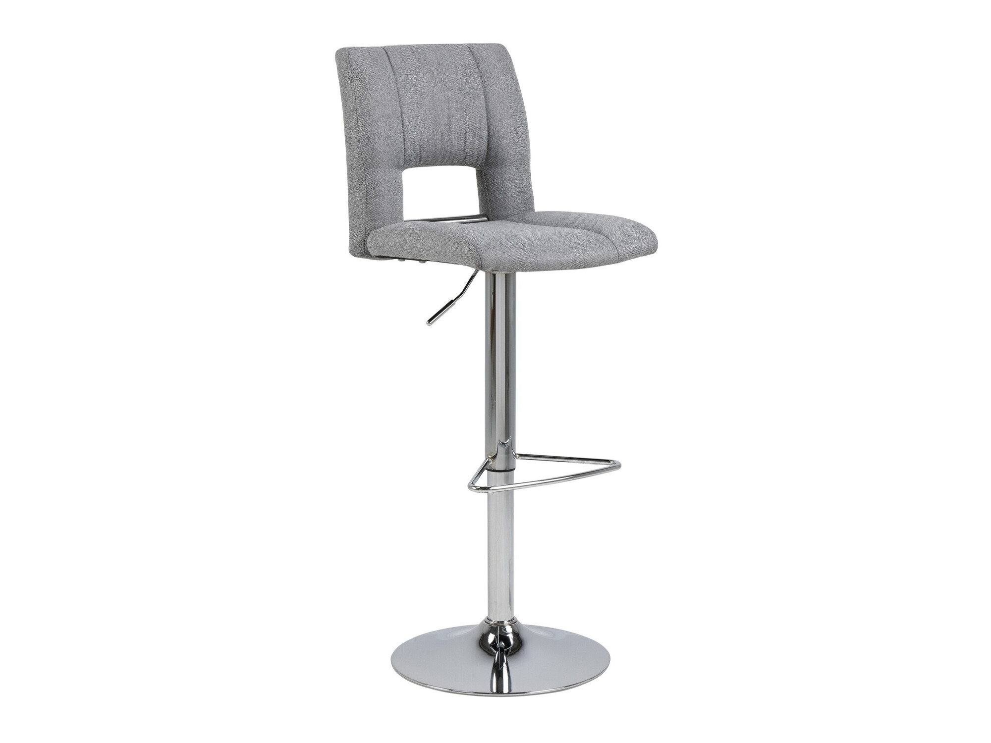 Silla de barra Norsica 164 (Gris claro + Plata)