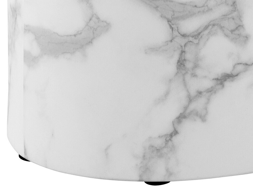 Conjunto de mesas auxiliares Norsica 587 (Mármol blanco)