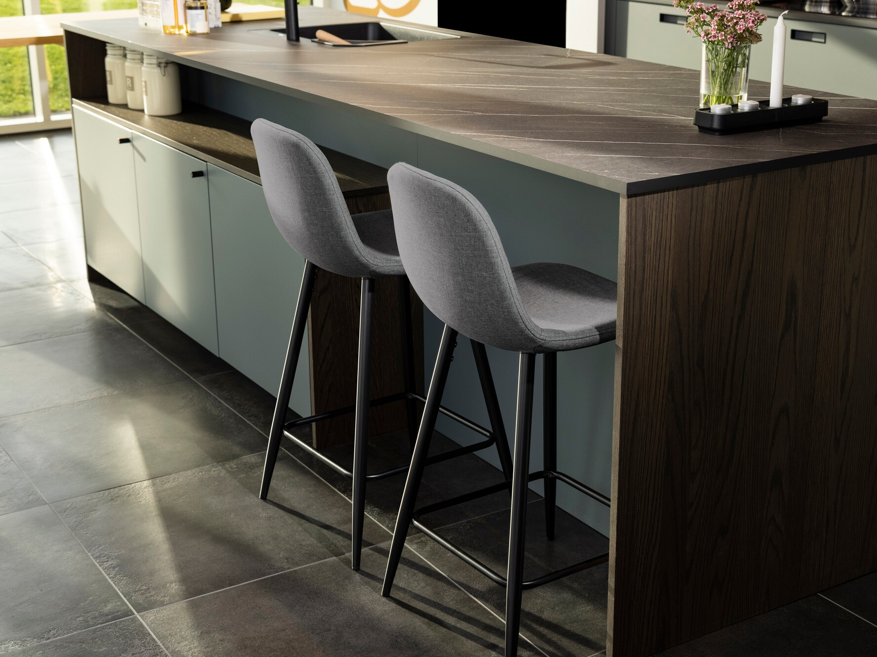 Silla de barra Norsica 175 (Gris)