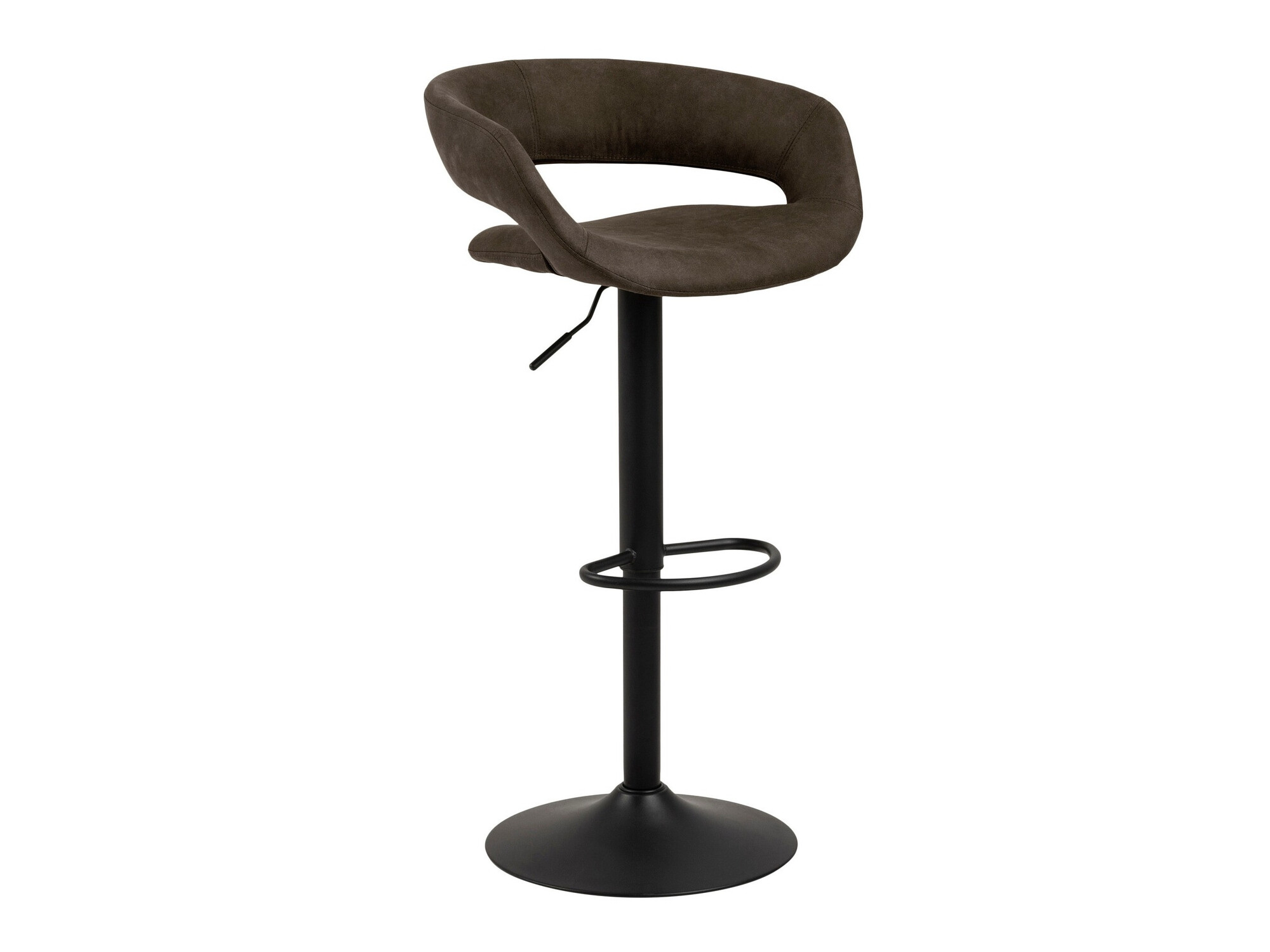Taburete alto Norsica 280 (Antracita + Negro)