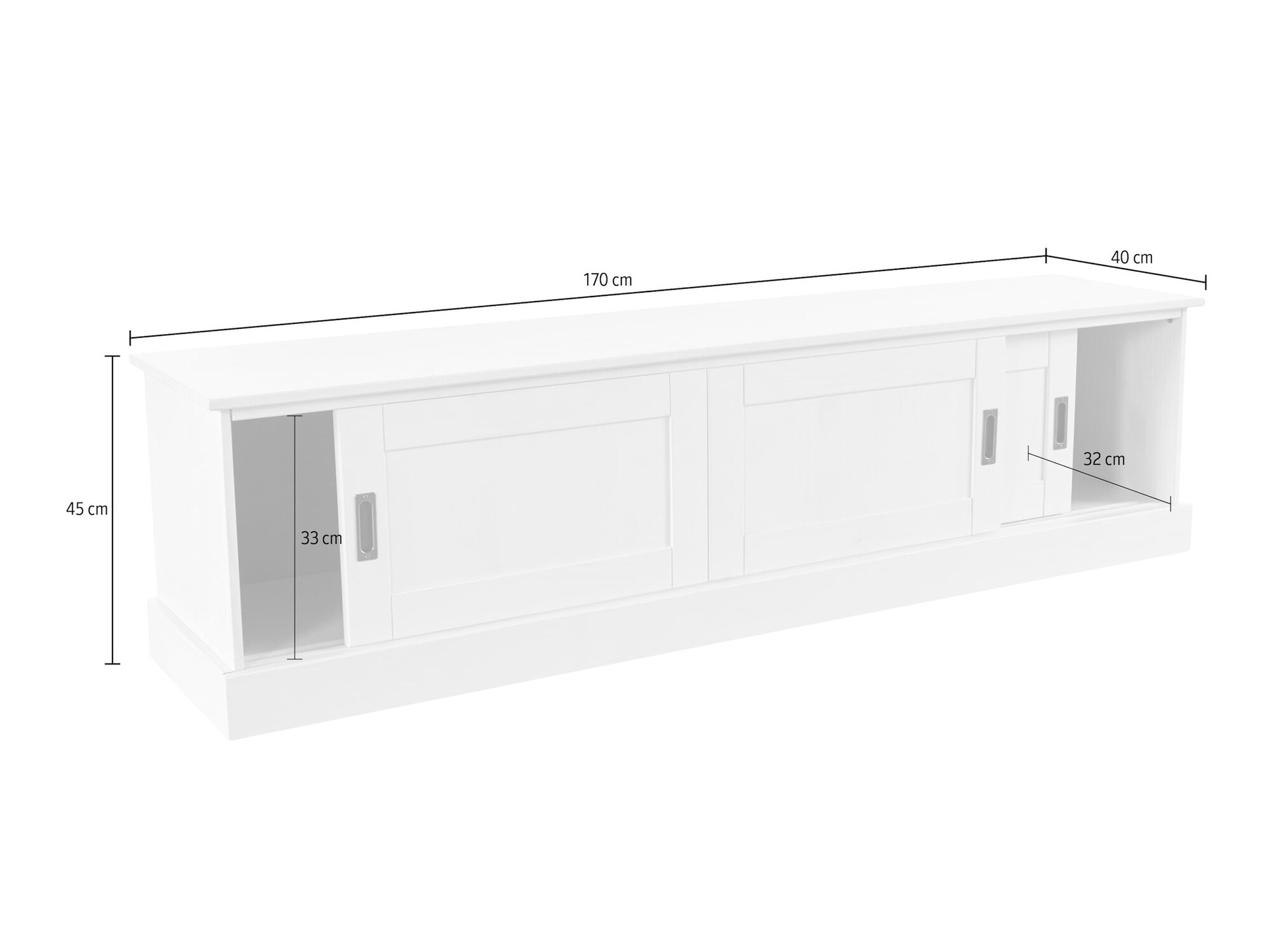Mueble TV Felelma 102 (De color marrón claro)