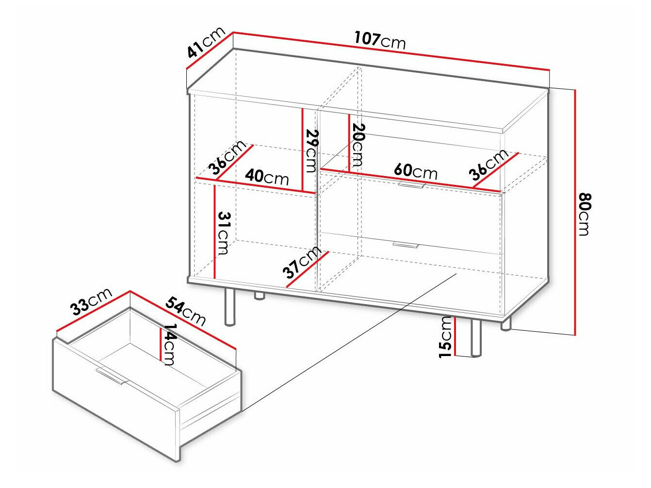 Cómoda Decus (Cachemira)