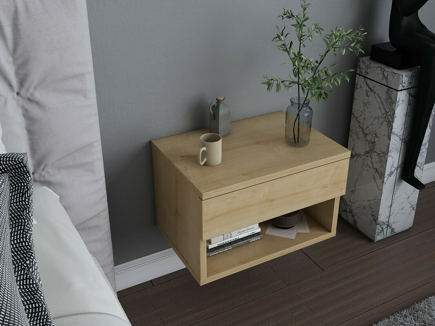 Mesilla de noche Kailua 1504 (Roble)