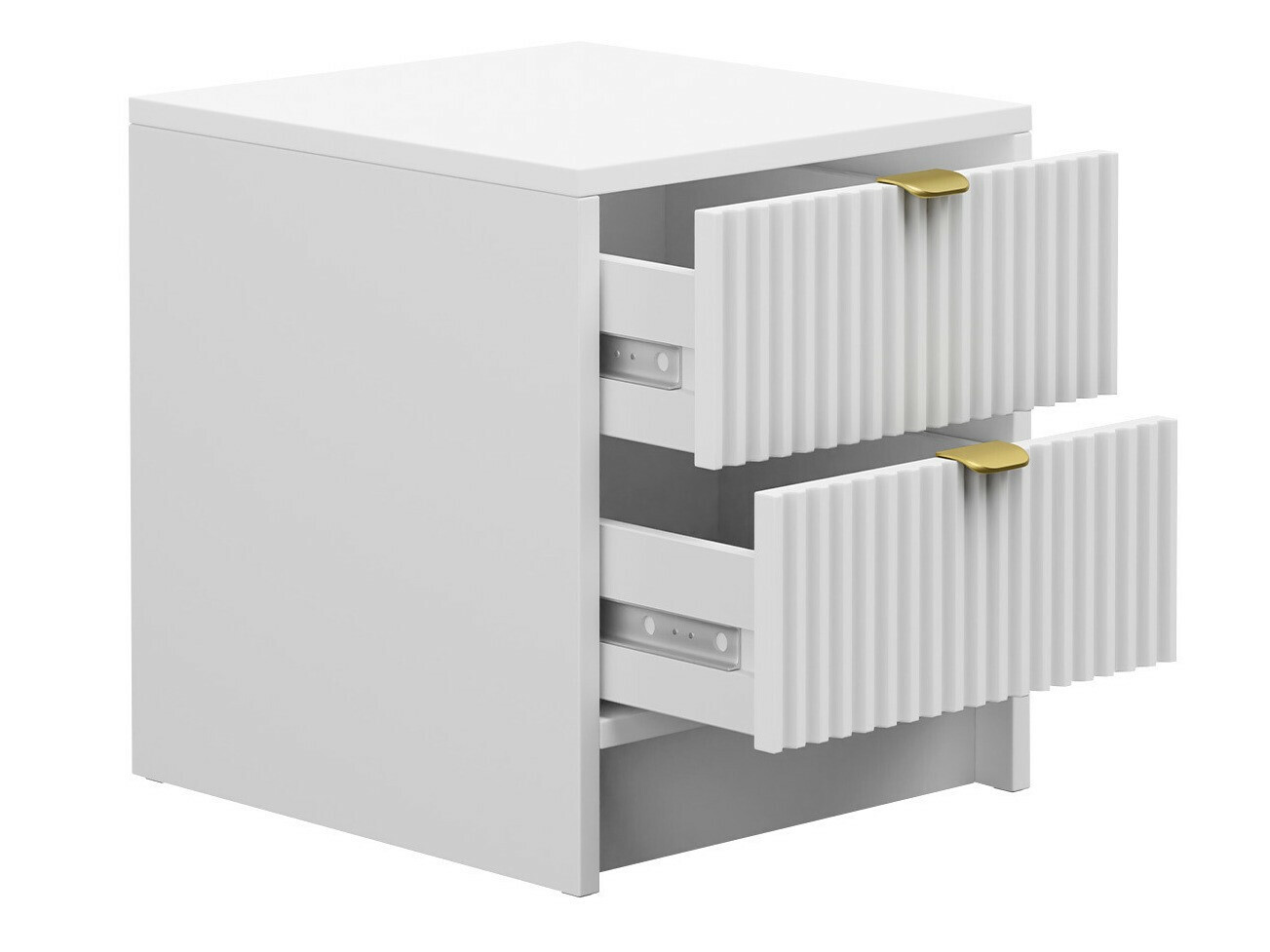 Mesilla de noche Comfivo Larmire 106 (Blanco)