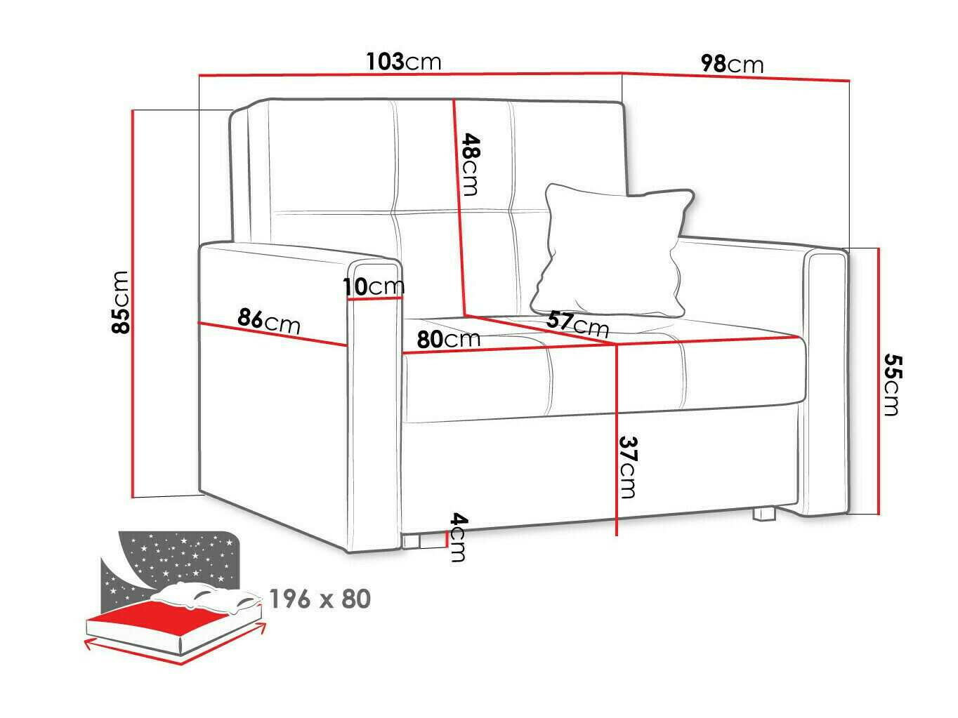 Sillón Columbus 104 (Spirit 12)