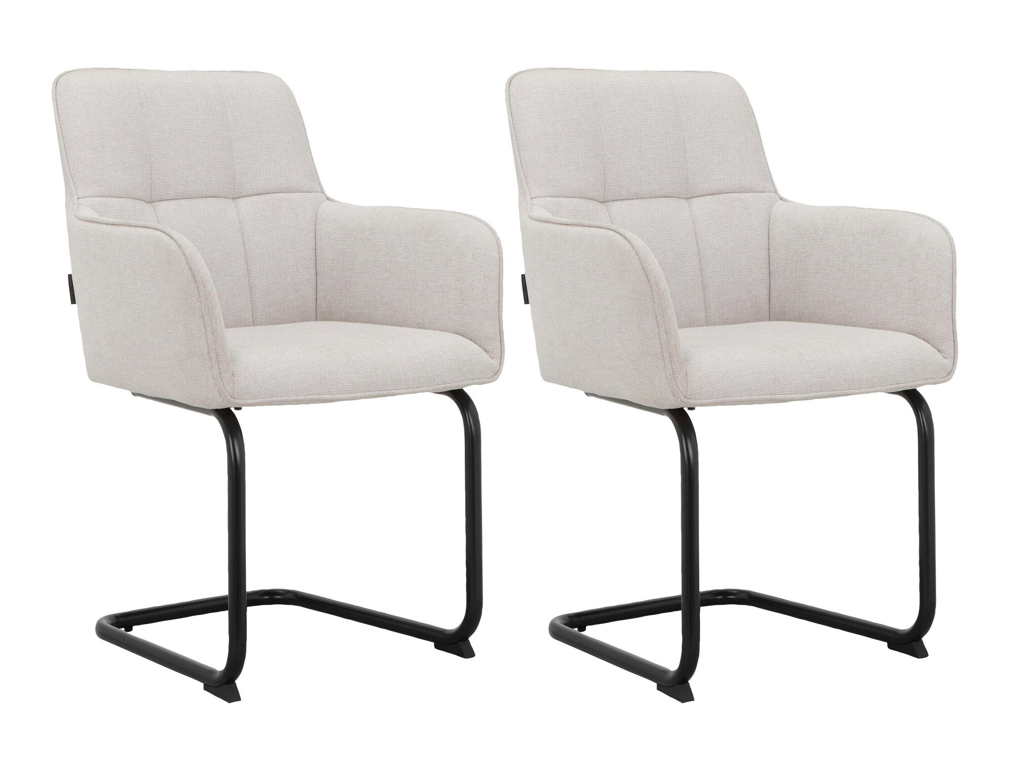 Conjunto de sillas Denton 1251 (Crema)