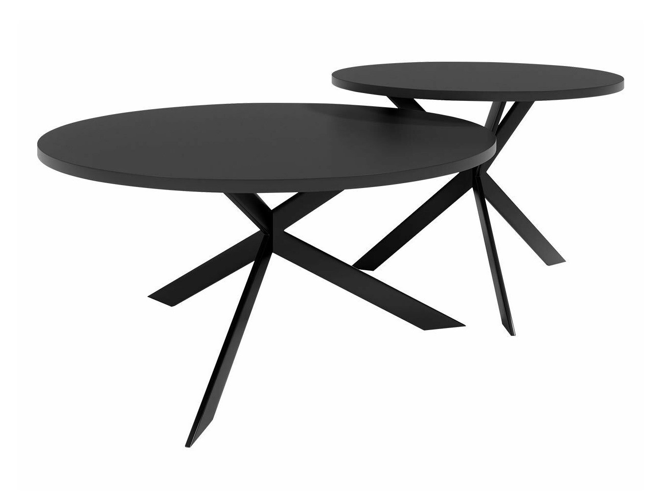 Conjunto mesa de centro Oswego 108 (Negro)