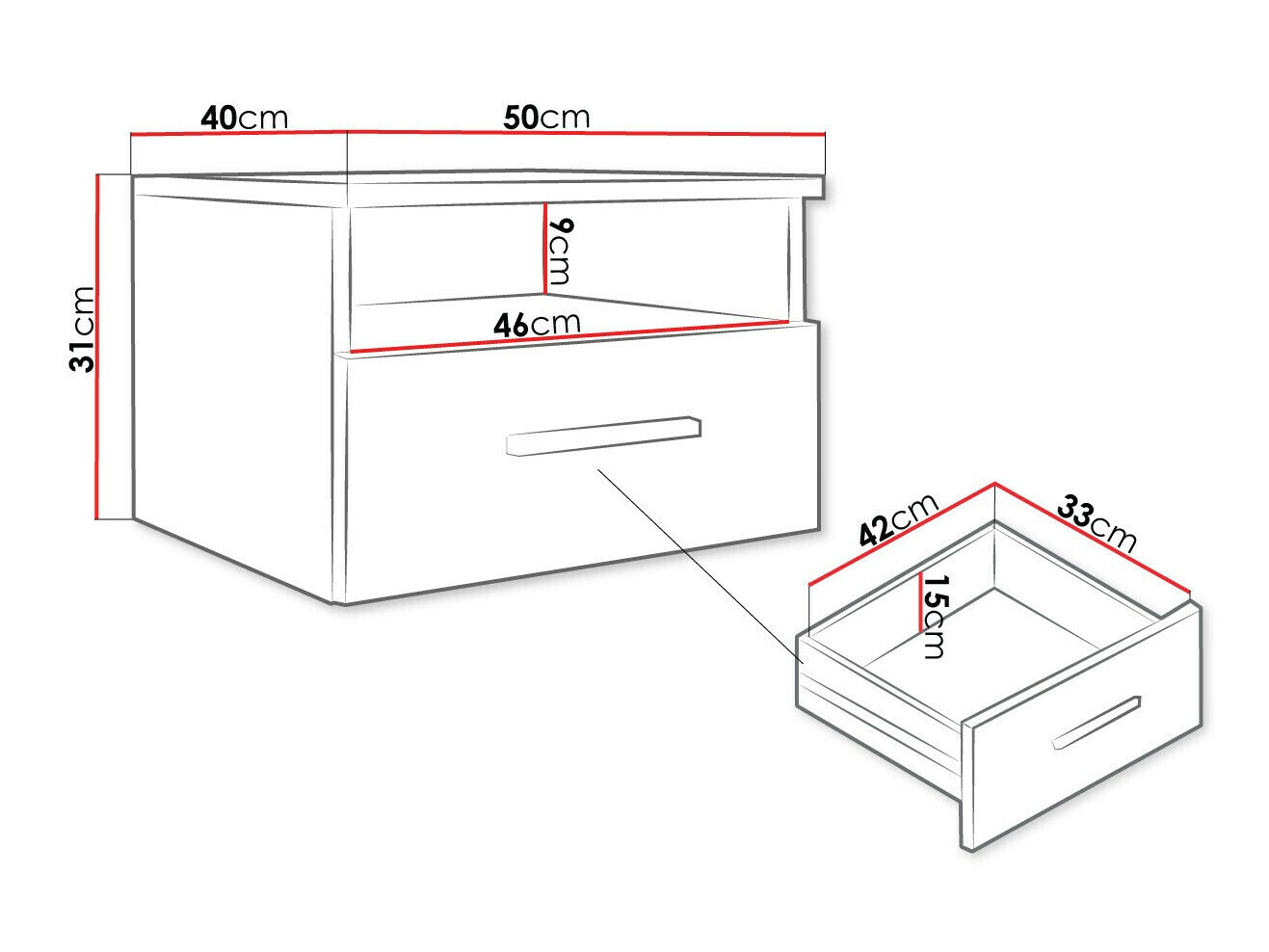 Mesilla de noche Comfivo Pastor