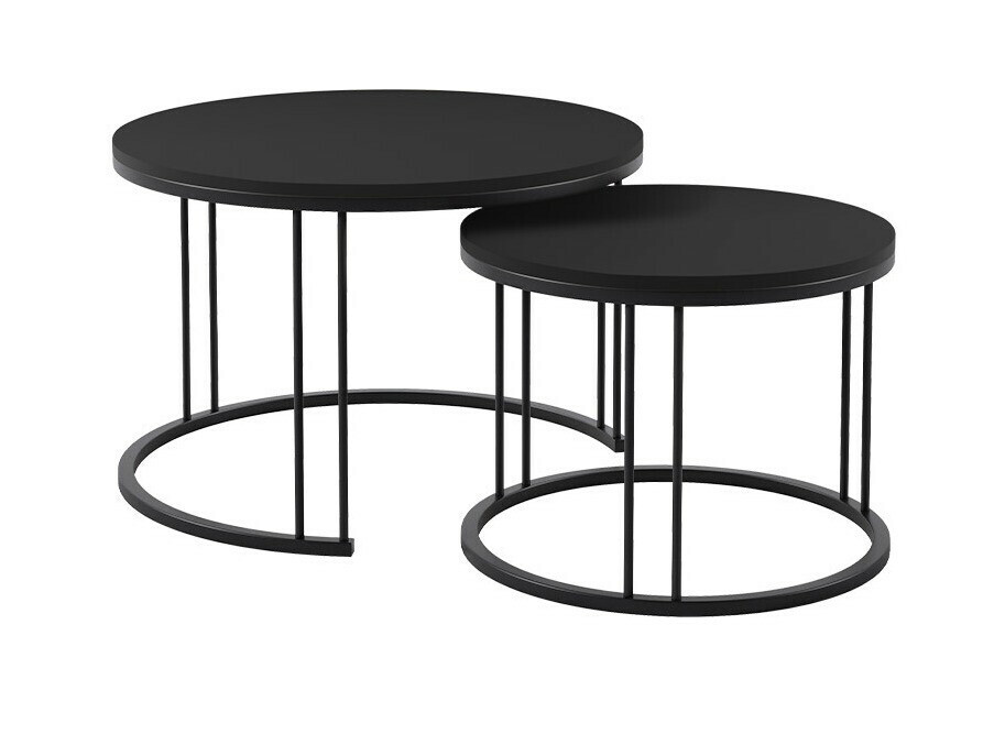 Conjunto mesa de centro Oswego 105 (Negro)