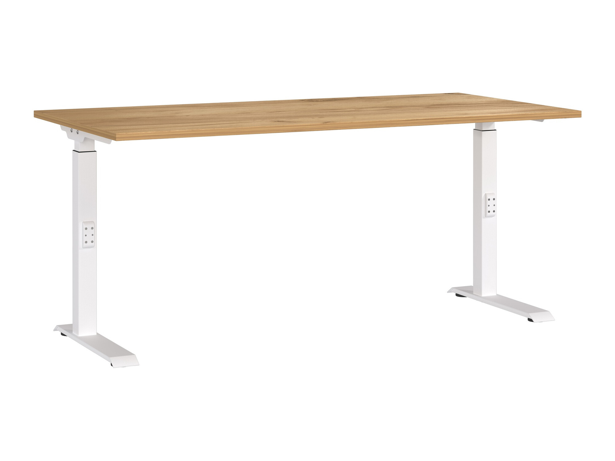 Mesa de oficina Sacramento 421 (Navarra roble + Blanco)