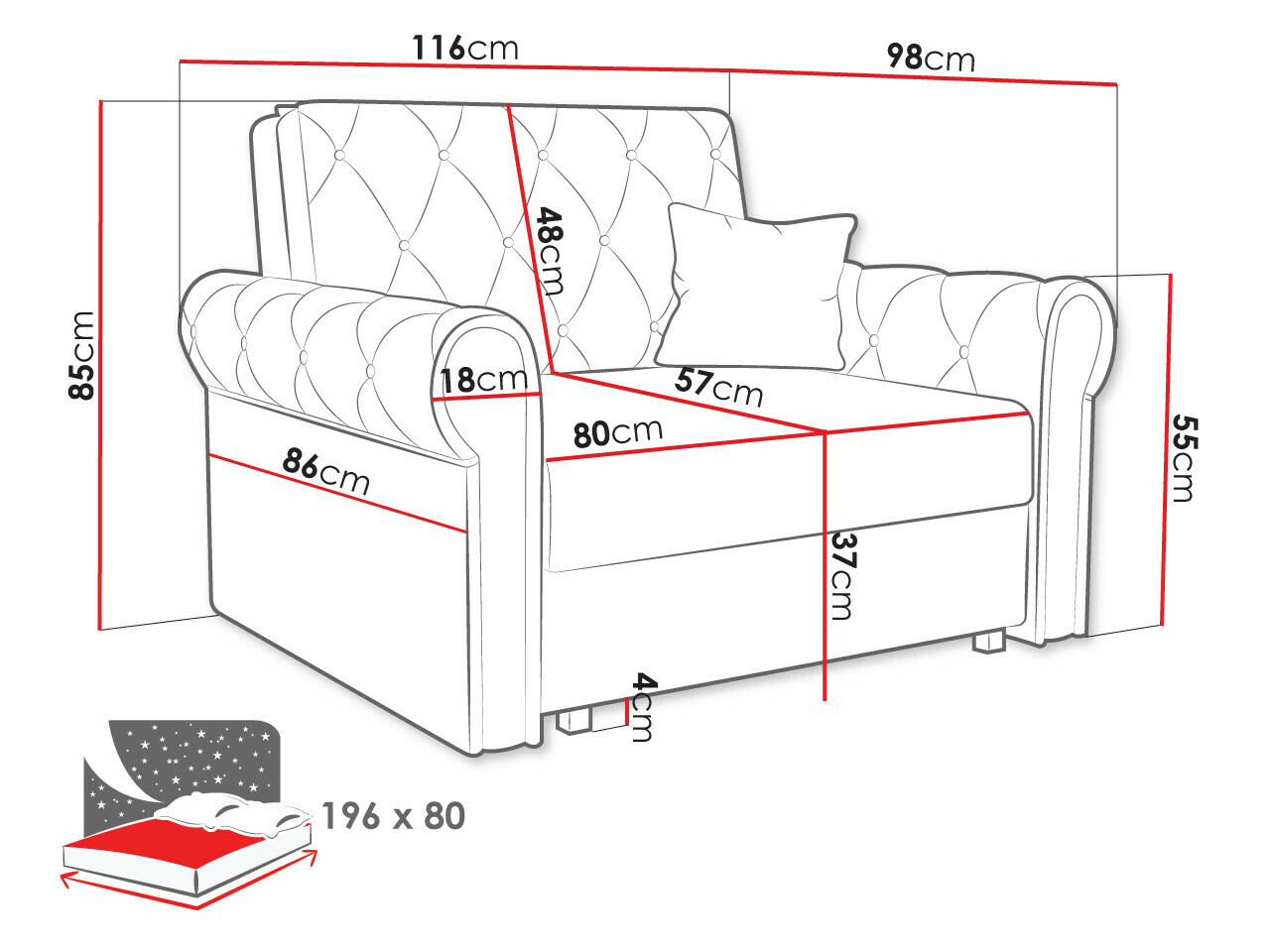 Sillón Columbus 200 (Paros 2)