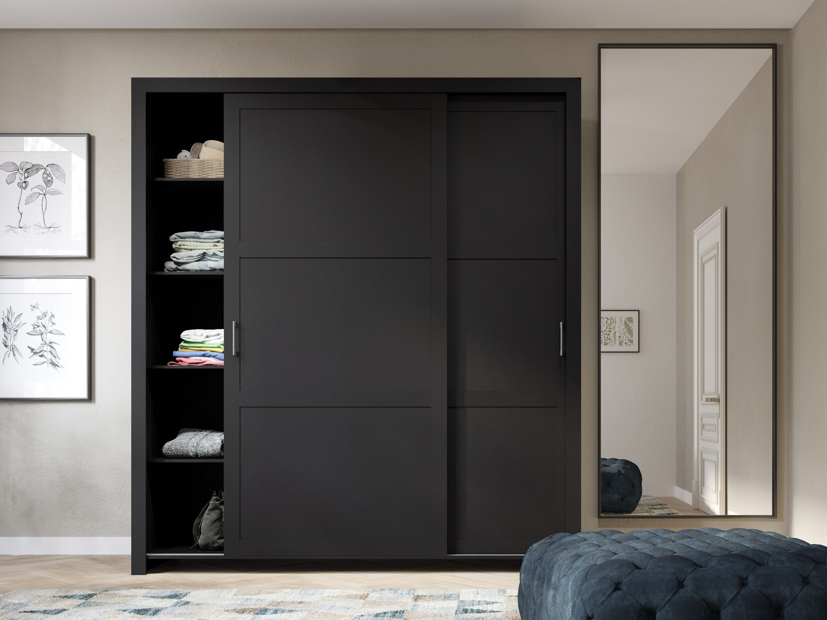 Armario Murrieta 190 (Negro)