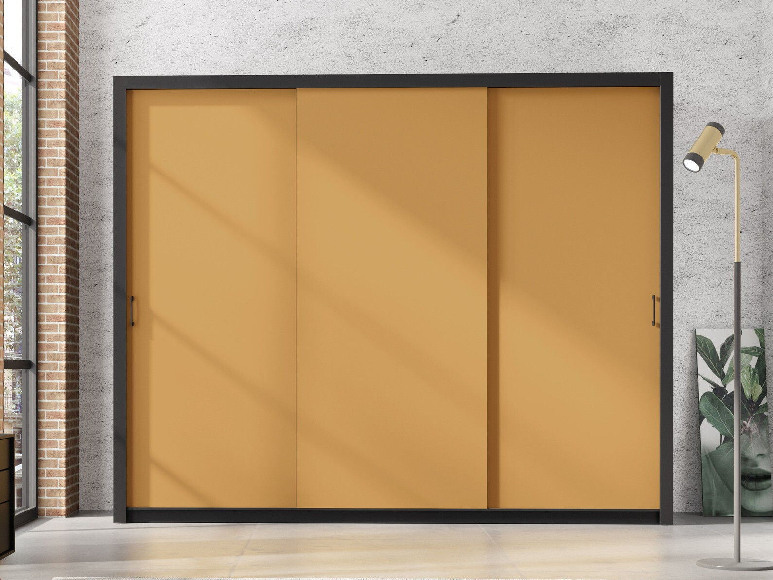 Armario Murrieta 193 (Negro + Amarillo)