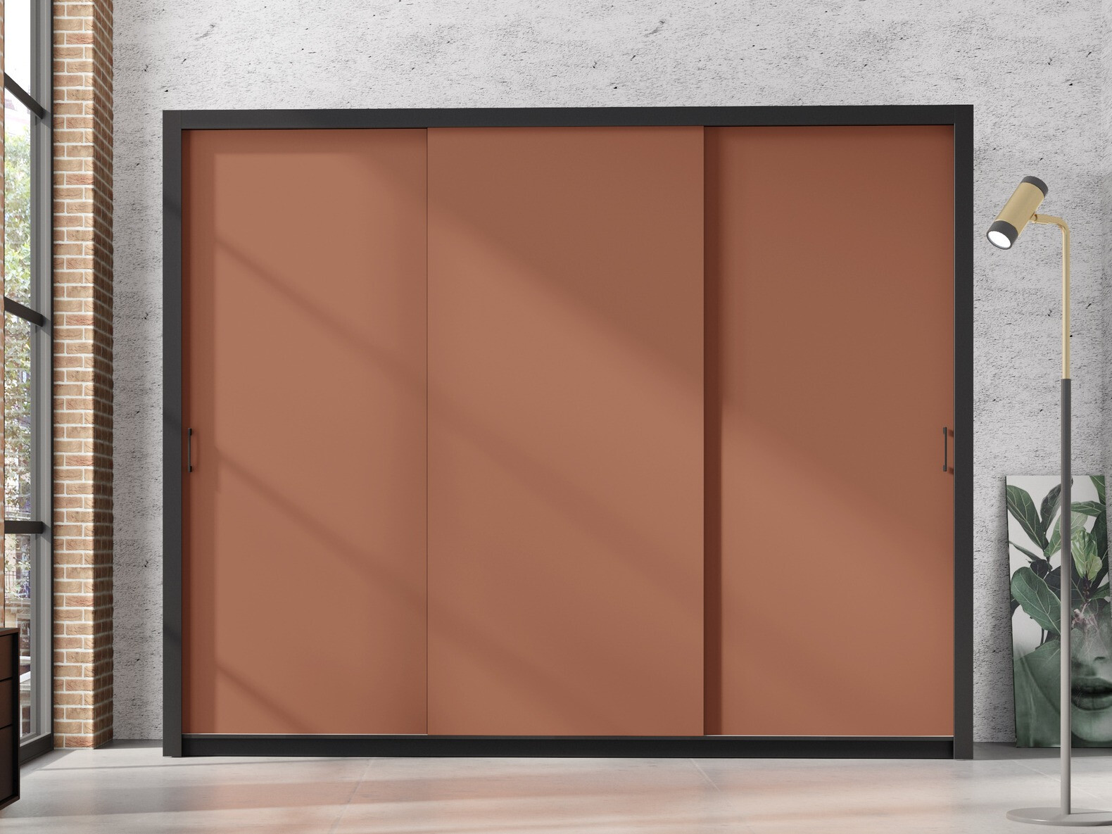 Armario Murrieta 193 (Negro + Marrón)