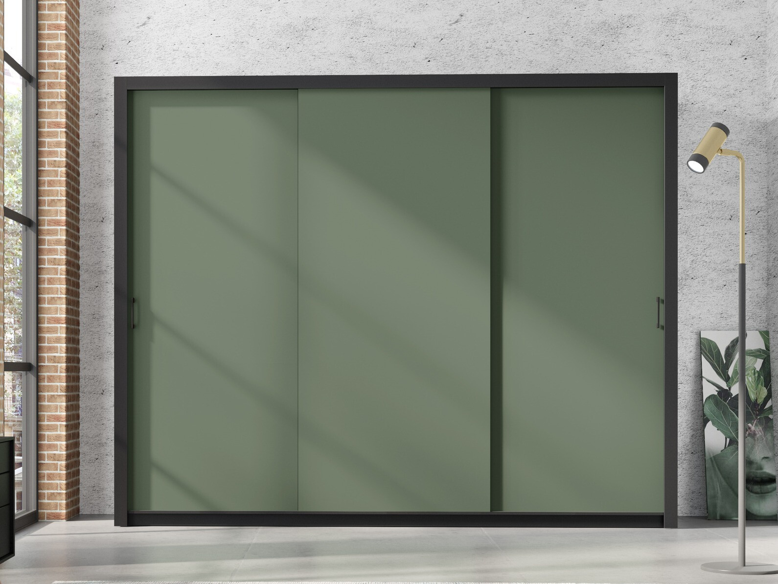 Armario Murrieta 193 (Negro + Verde)