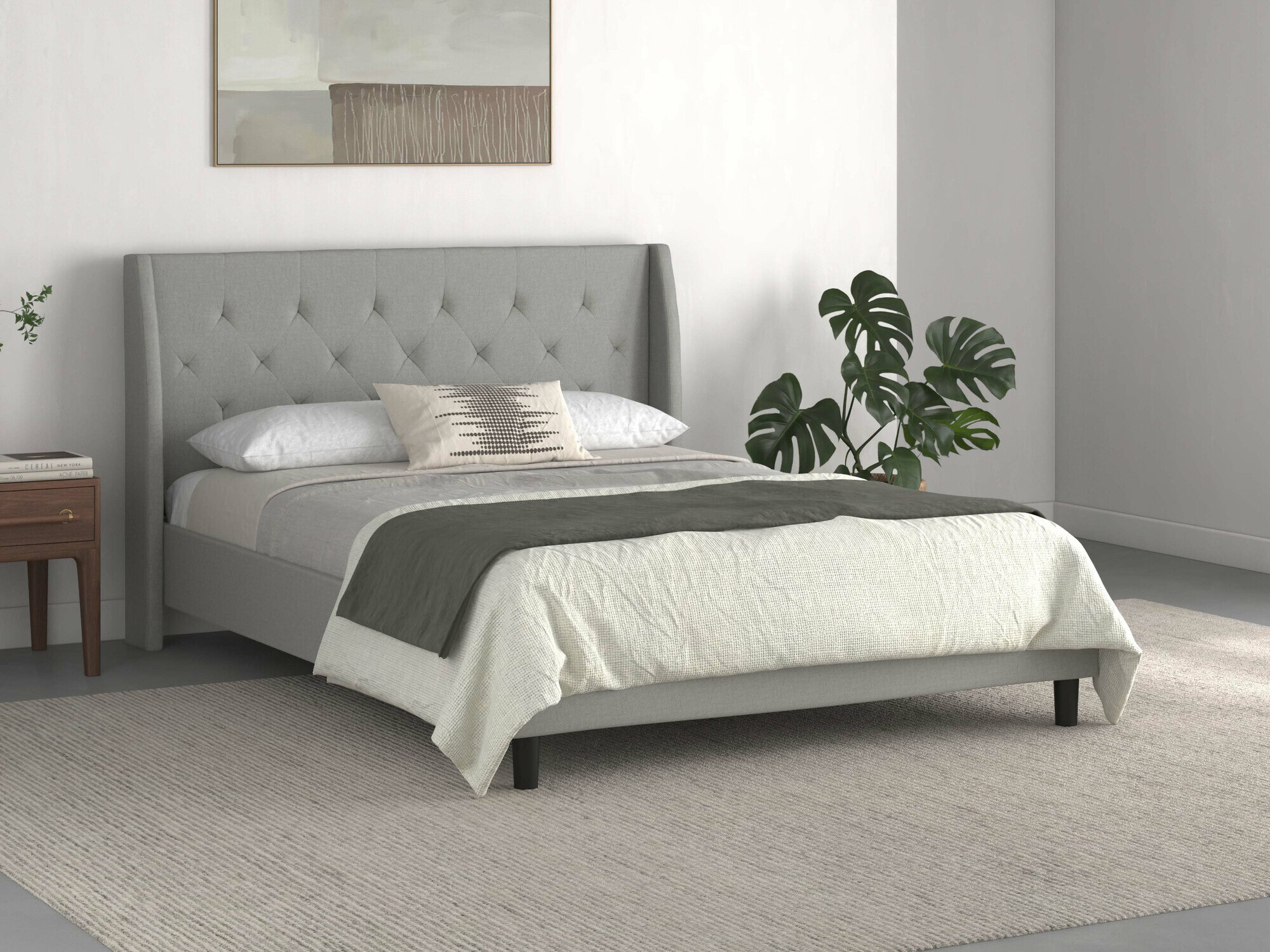 Cama Denton 1267 (Gris claro)