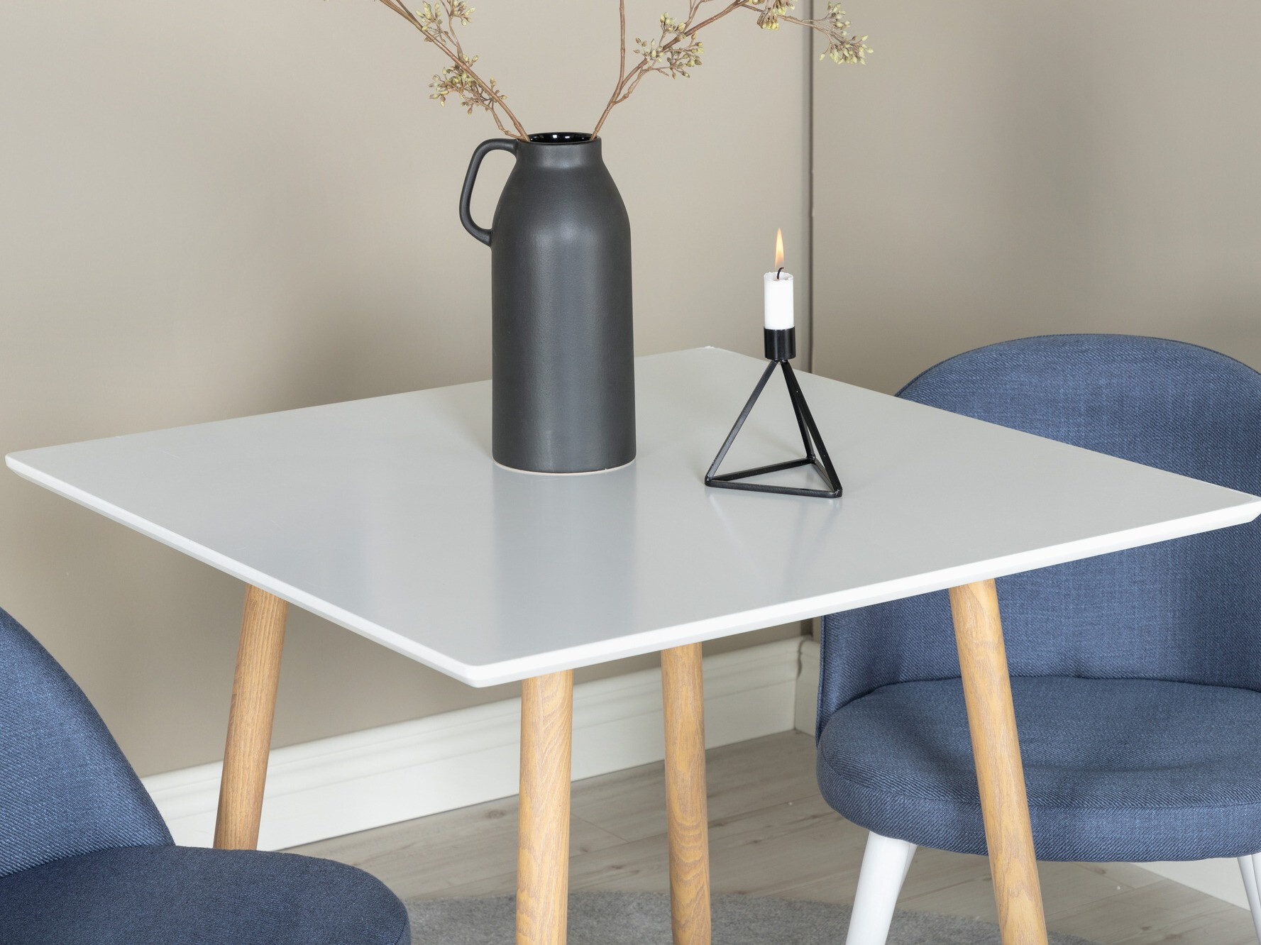 Mesa Dallas 4310 (Blanco + Luminoso madera)