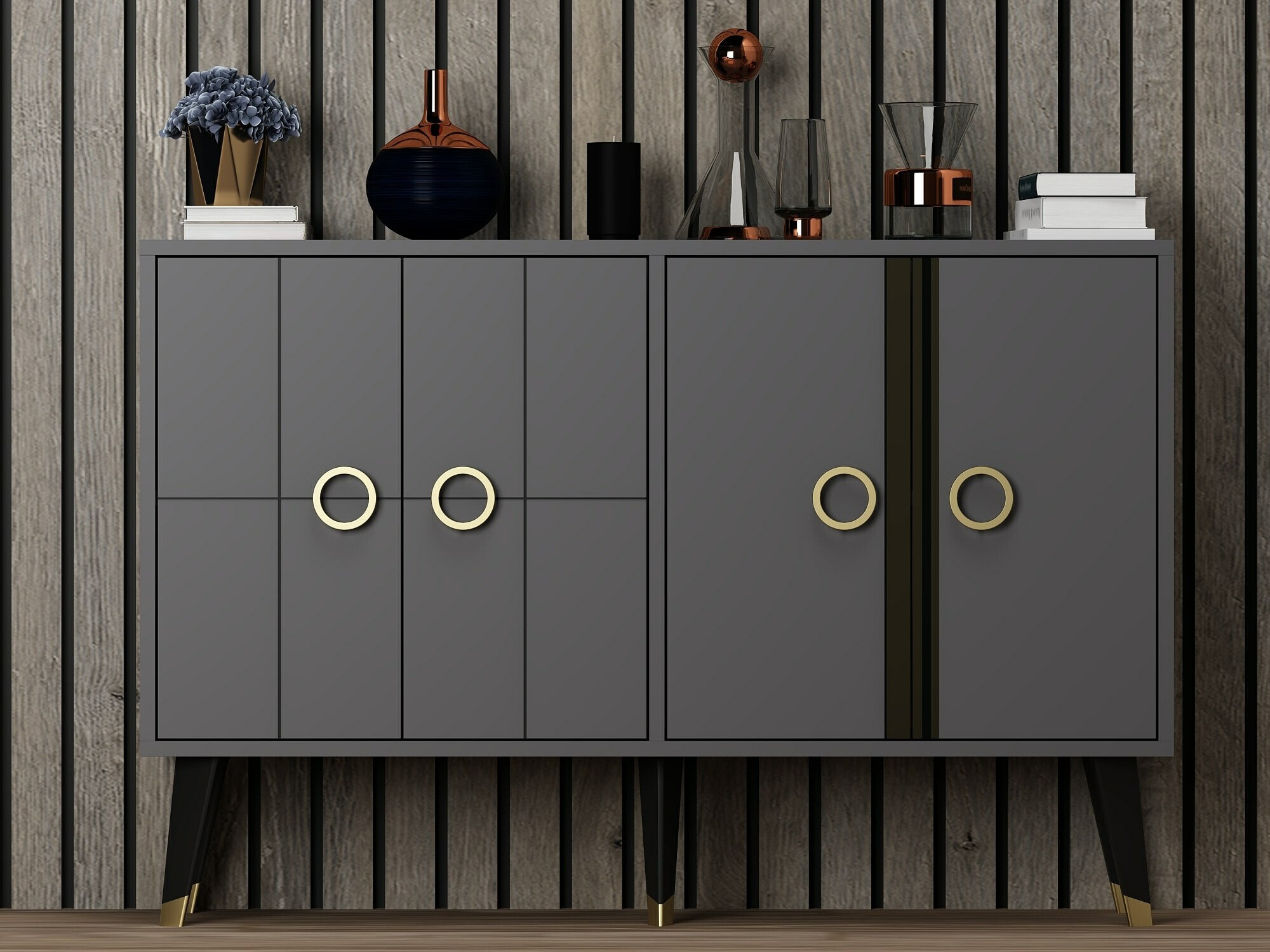 Aparador Kailua 1960 (Antracita)